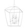 Bryant Eight Light Pendant in White Plaster (70|8324-WP)