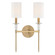 Amherst Two Light Wall Sconce in Aged Brass (70|8512-AGB)