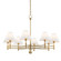 Classic No.1 Eight Light Chandelier in Aged Brass (70|MDS106-AGB)