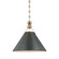 Metal No.2 One Light Pendant in Aged/Antique Distressed Bronze (70|MDS952-ADB)