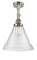 Franklin Restoration One Light Semi-Flush Mount in Polished Nickel (405|201F-PN-G44-L)