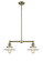 Franklin Restoration LED Island Pendant in Antique Brass (405|209-AB-G1-LED)