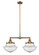 Franklin Restoration LED Island Pendant in Brushed Brass (405|209-BB-G544-LED)