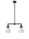 Franklin Restoration LED Island Pendant in Matte Black (405|209-BK-G194-LED)