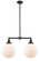 Franklin Restoration LED Island Pendant in Oil Rubbed Bronze (405|209-OB-G201-10-LED)