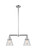 Franklin Restoration Two Light Island Pendant in Polished Chrome (405|209-PC-G62)