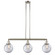 Franklin Restoration LED Island Pendant in Polished Nickel (405|213-PN-G202-8-LED)