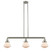 Franklin Restoration Three Light Island Pendant in Brushed Satin Nickel (405|213-SN-G321)