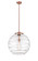 Ballston One Light Pendant in Antique Copper (405|221-1S-AC-G1213-18)