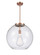 Ballston LED Pendant in Antique Copper (405|221-1S-AC-G122-18-LED)