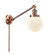 Franklin Restoration LED Swing Arm Lamp in Antique Copper (405|237-AC-G201-6-LED)