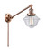 Franklin Restoration One Light Swing Arm Lamp in Antique Copper (405|237-AC-G532)