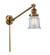 Franklin Restoration LED Swing Arm Lamp in Brushed Brass (405|237-BB-G182S-LED)