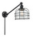 Franklin Restoration LED Swing Arm Lamp in Matte Black (405|237-BK-G72-CE-LED)
