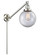 Franklin Restoration One Light Swing Arm Lamp in Brushed Satin Nickel (405|237-SN-G202-8)