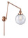 Franklin Restoration One Light Swing Arm Lamp in Antique Copper (405|238-AC-G204-8)