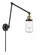 Franklin Restoration One Light Swing Arm Lamp in Black Antique Brass (405|238-BAB-G312)