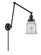 Franklin Restoration LED Swing Arm Lamp in Matte Black (405|238-BK-G182-LED)