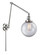 Franklin Restoration One Light Swing Arm Lamp in Polished Chrome (405|238-PC-G202-8)