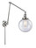 Franklin Restoration One Light Swing Arm Lamp in Polished Chrome (405|238-PC-G204-8)