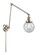 Franklin Restoration LED Swing Arm Lamp in Polished Nickel (405|238-PN-G204-6-LED)