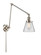 Franklin Restoration LED Swing Arm Lamp in Polished Nickel (405|238-PN-G62-LED)