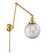 Franklin Restoration One Light Swing Arm Lamp in Satin Gold (405|238-SG-G202-8)