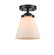 Nouveau One Light Semi-Flush Mount in Oil Rubbed Bronze (405|284-1C-OB-G61)