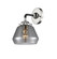 Nouveau One Light Wall Sconce in Black Polished Nickel (405|284-1W-BPN-G173)