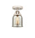 Nouveau 2 One Light Semi-Flush Mount in Polished Nickel (405|288-1C-PN-G58)