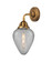 Nouveau 2 One Light Wall Sconce in Brushed Brass (405|288-1W-BB-G165)