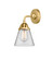 Nouveau 2 LED Wall Sconce in Satin Gold (405|288-1W-SG-G62-LED)