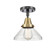 Caden LED Flush Mount in Black Antique Brass (405|447-1C-BAB-G4474-LED)