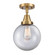Caden LED Flush Mount in Brushed Brass (405|447-1C-BB-G202-8-LED)