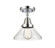 Caden One Light Flush Mount in Polished Chrome (405|447-1C-PC-G4474)