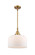 Caden LED Mini Pendant in Brushed Brass (405|447-1S-BB-G71-L-LED)