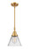 Caden One Light Mini Pendant in Satin Gold (405|447-1S-SG-G42)