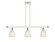 Ballston Three Light Island Pendant in White Polished Chrome (405|516-3I-WPC-G441)