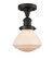 Franklin Restoration LED Semi-Flush Mount in Oil Rubbed Bronze (405|517-1CH-OB-G321-LED)