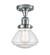 Franklin Restoration One Light Semi-Flush Mount in Polished Chrome (405|517-1CH-PC-G324)