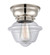 Franklin Restoration One Light Flush Mount in Polished Nickel (405|623-1F-PN-G532)