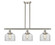 Ballston Urban LED Island Pendant in Brushed Satin Nickel (405|916-3I-SN-G72-LED)