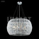 Contemporary Nine Light Chandelier in Silver (64|40818S00)