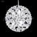 Tekno Mini Six Light Pendant in Silver (64|94950S11)