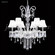 Venetian Six Light Chandelier in Silver (64|96266S11)