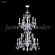 Sculptured Crystal Leaf 18 Light Chandelier in Silver (64|96280S00)