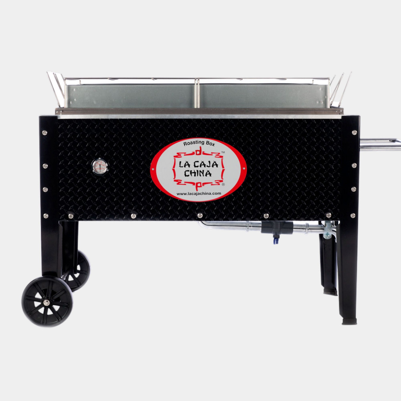 SP-300 100 lbs. Diamond Plate Black - La Caja China