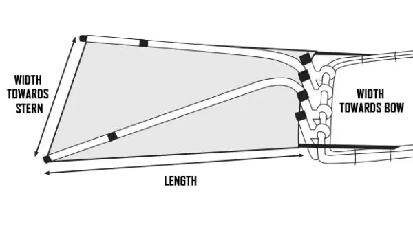 Oceansouth T-Top Shade Extender