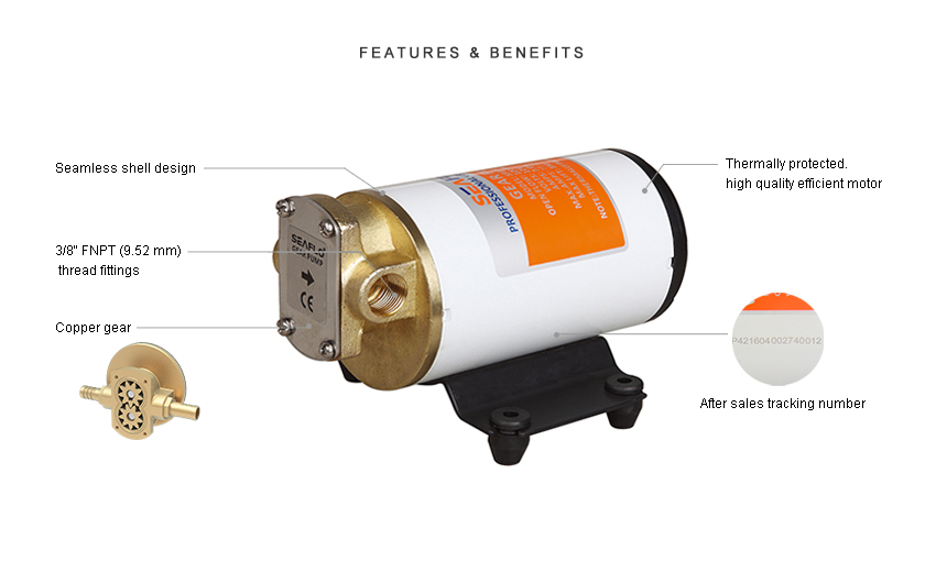 Seaflo Oil Gear Pump