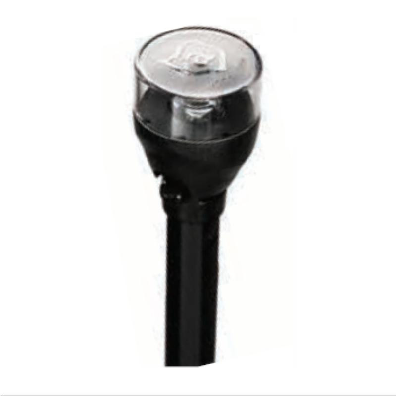 Base Lumière Bateau Atwood Marine LightArmor - 2 Broches, Acier Inoxydable, Rond - Pour Feux De Navigation, Balisage - Couvercle Noir Overmold 306 - 5
